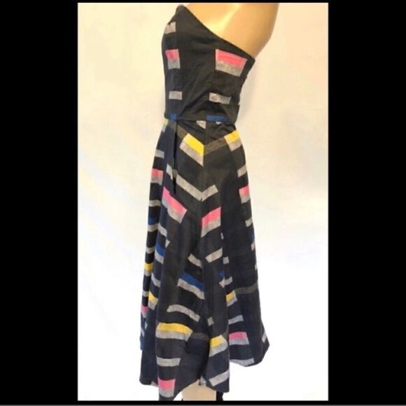 BECKLEY BY MELISSA STRAPLESS RETRO DRESS 2 - Picture 2 of 6